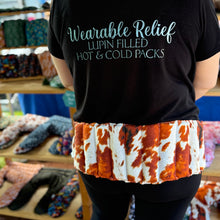 Load image into Gallery viewer, Lupin filled back and belly belt wearable relief back pain period pain endo pain