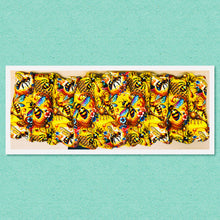 Load image into Gallery viewer, Lupin-filled hot or cold back and belly belt for period pain, endo pain, or inflammation – Queen Bee cotton print