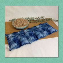 Load image into Gallery viewer, Long Heat Pack (Hot &amp; Cold, Lupin-Filled) - Denim Denim Denim
