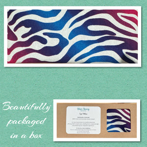 Eye Pillow - Rainbow Zebra