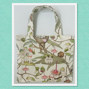 Mini Tote Bag - May Gibbs Blossom Babies