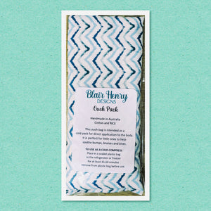 Ouch Packs (Cold) - Blue Chevron