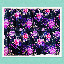 Load image into Gallery viewer, Lupin-filled hot or cold back and mega pack period, endo  &amp; back pain, or inflammation – purple floral cotton fabric
