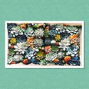 Rectangle Pack - Hot or Cold - Succulents Green