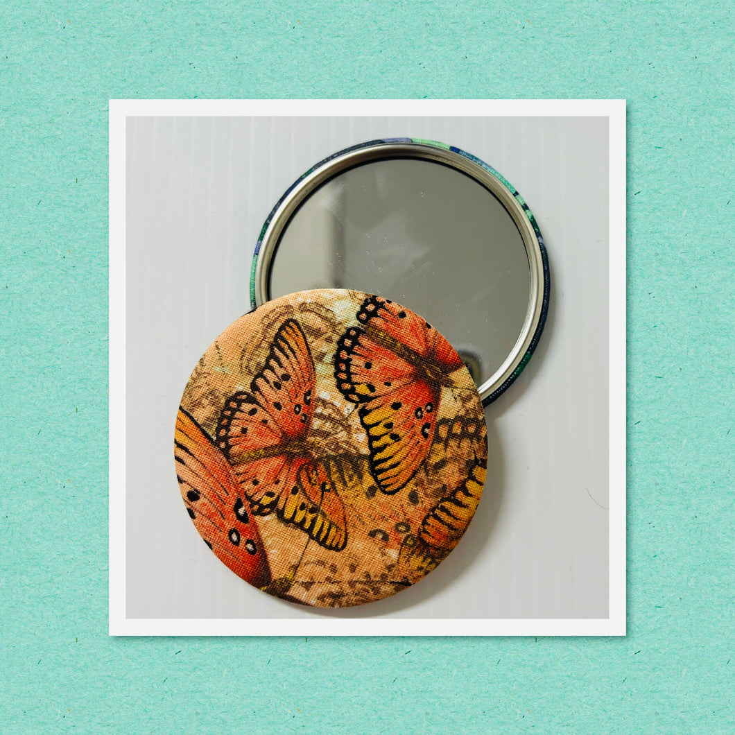 Fabric Mirror - Monarch Butterflies 2