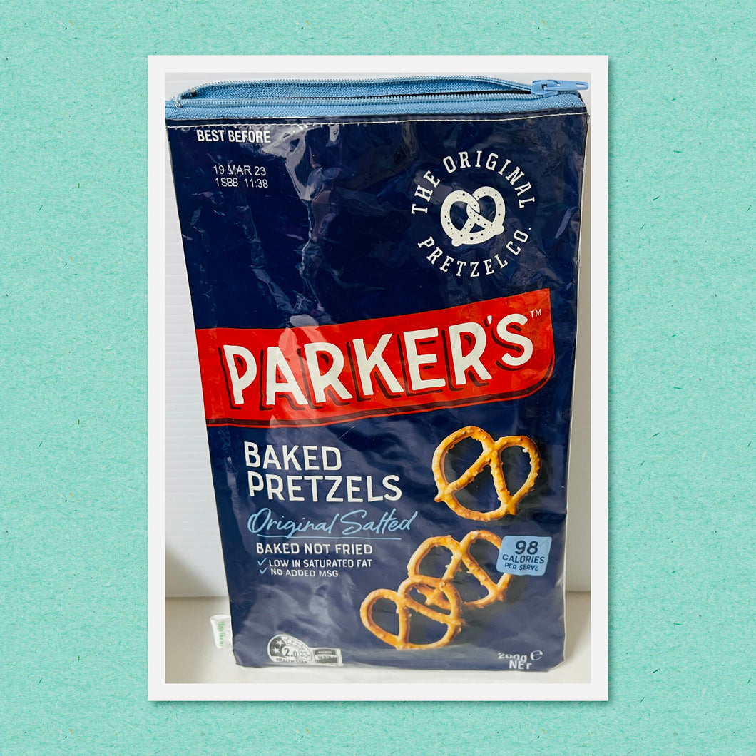 Upcycled Wrapper - Parker's Baked Pretzels