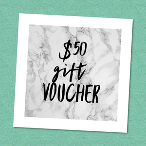 $50 GIFT VOUCHER