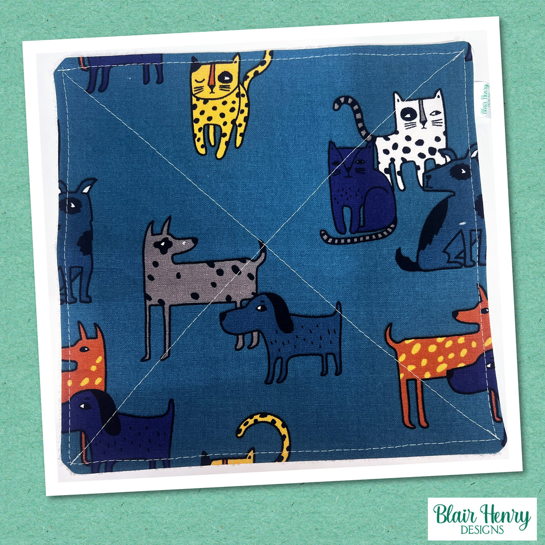 Posh Wash Cloth -  It’s Raining (Cats & Dogs)